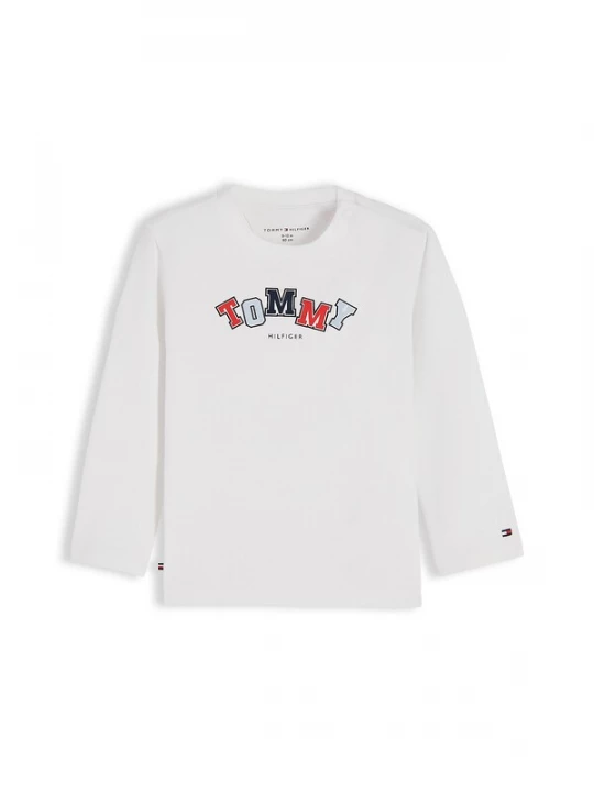 Foto van product TOMMY HILFIGER Shirt marine / vuurrood / wit