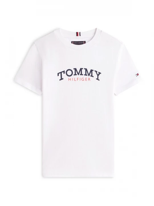 Foto van product TOMMY HILFIGER Shirt marine / vuurrood / wit