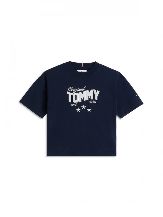 Foto van product TOMMY HILFIGER Shirt marine / wit