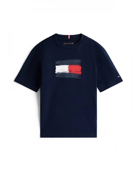 Foto van product TOMMY HILFIGER Shirt nachtblauw / rood / wit