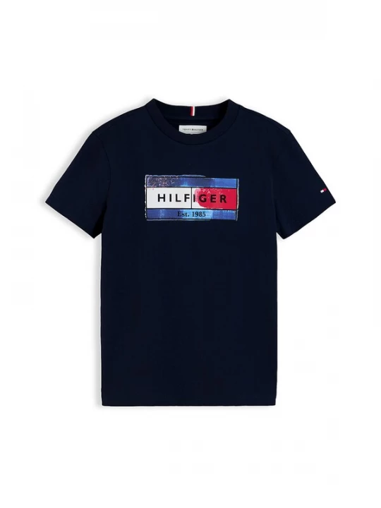 Foto van product TOMMY HILFIGER Shirt nachtblauw / ultramarine blauw / rood / wit