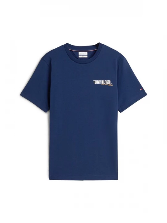 Foto van product TOMMY HILFIGER Shirt navy / azuur / geel / wit