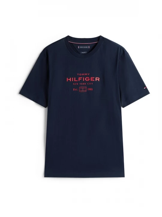Foto van product TOMMY HILFIGER Shirt navy / knalrood