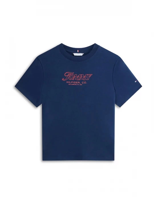 Foto van product TOMMY HILFIGER Shirt navy / knalrood