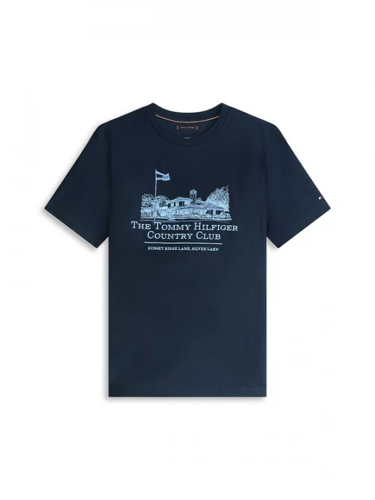 Foto van product TOMMY HILFIGER Shirt navy / lichtblauw