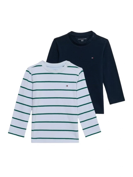 Foto van product TOMMY HILFIGER Shirt navy / lichtblauw / donkergroen