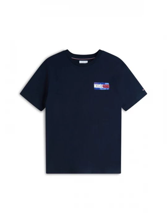 Foto van product TOMMY HILFIGER Shirt navy / lichtblauw / rood / wit