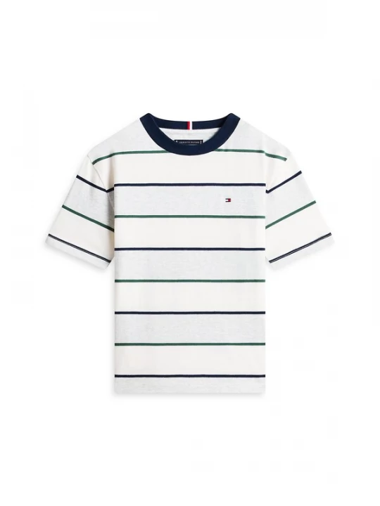 Foto van product TOMMY HILFIGER Shirt navy / lichtgrijs / groen