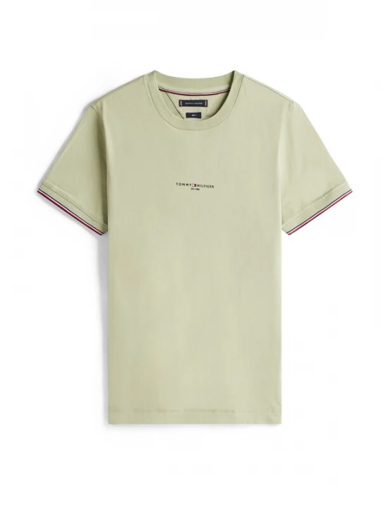 Foto van product TOMMY HILFIGER Shirt navy / lichtgroen / wit