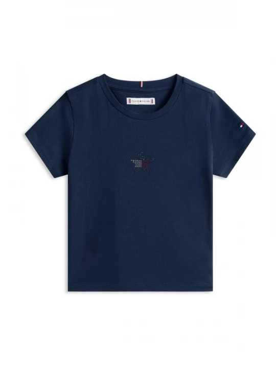 Foto van product TOMMY HILFIGER Shirt navy / opaal / bloedrood / zilver