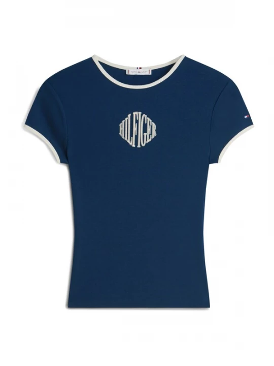 Foto van product TOMMY HILFIGER Shirt navy / poederroze / wit