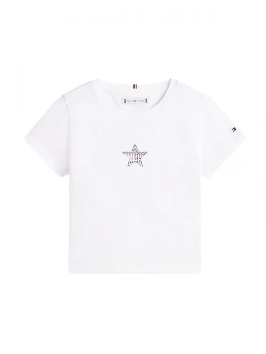 Foto van product TOMMY HILFIGER Shirt navy / rood / transparant / wit