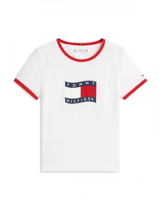 Foto van product TOMMY HILFIGER Shirt navy / rood / wit