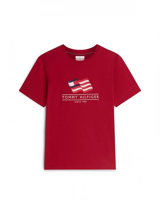 Foto van product TOMMY HILFIGER Shirt navy / rood / wit