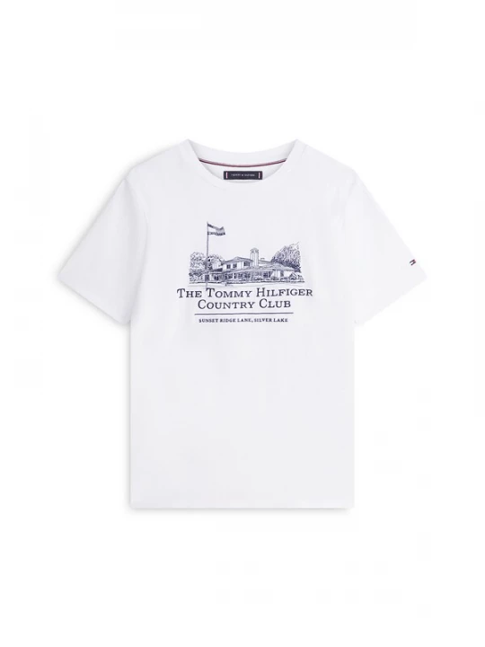 Foto van product TOMMY HILFIGER Shirt navy / wit