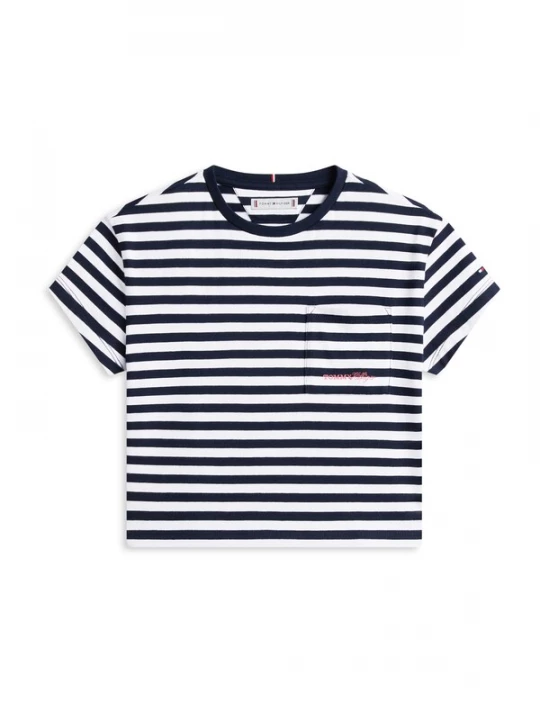 Foto van product TOMMY HILFIGER Shirt navy / wit