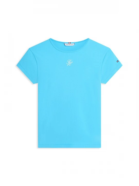 Foto van product TOMMY HILFIGER Shirt neonblauw / wit