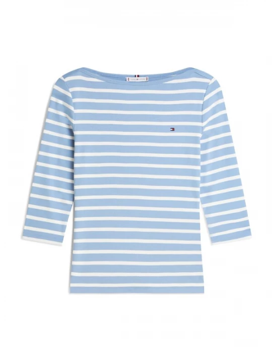 Foto van product TOMMY HILFIGER Shirt 'New Cody' lichtblauw / wit