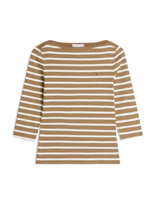 Foto van product TOMMY HILFIGER Shirt 'New Cody' ombergrijs / wit