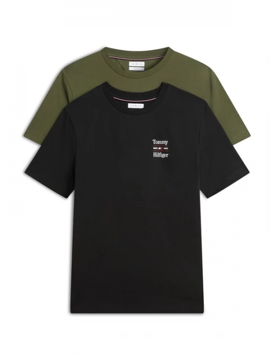 Foto van product TOMMY HILFIGER Shirt olijfgroen / rood / zwart / wit