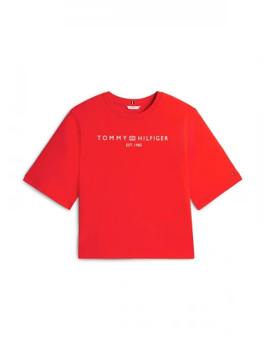 Foto van product TOMMY HILFIGER Shirt oranje / wit