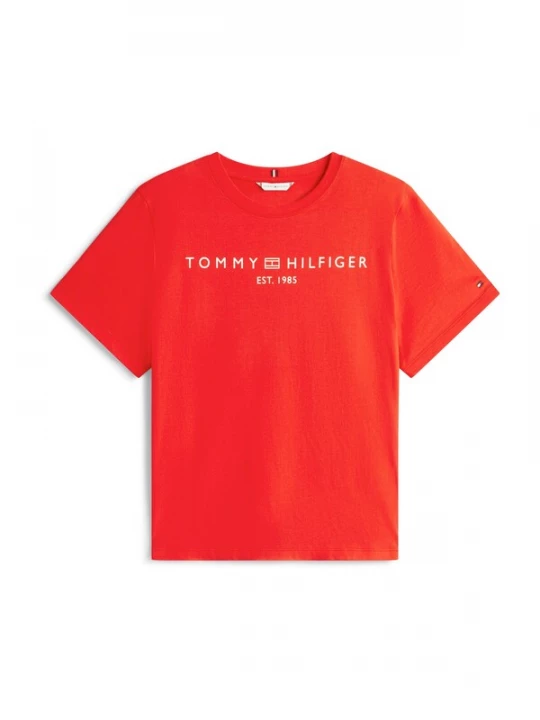 Foto van product TOMMY HILFIGER Shirt oranje / wit