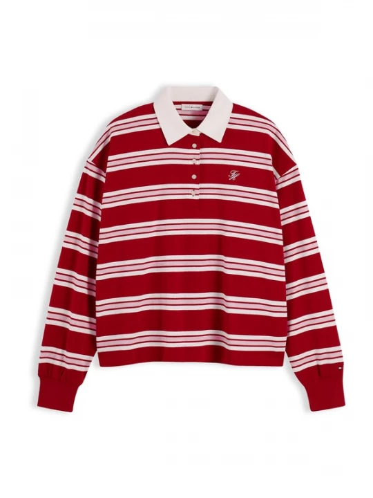 Foto van product TOMMY HILFIGER Shirt pastelroze / rood / wit
