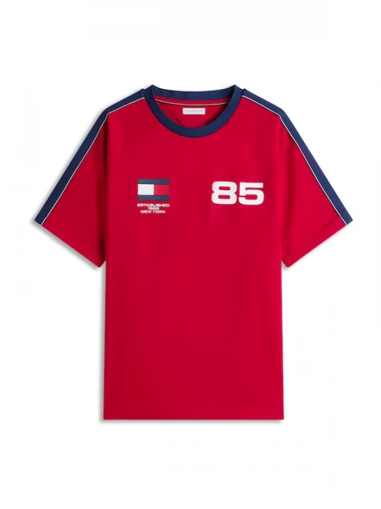 Foto van product TOMMY HILFIGER Shirt 'Relaxed' navy / rood / wit