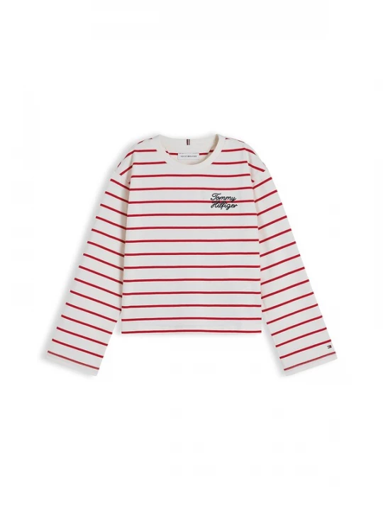 Foto van product TOMMY HILFIGER Shirt rood / wit