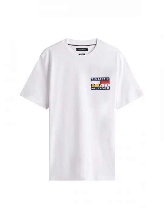 Foto van product TOMMY HILFIGER Shirt rood / wit