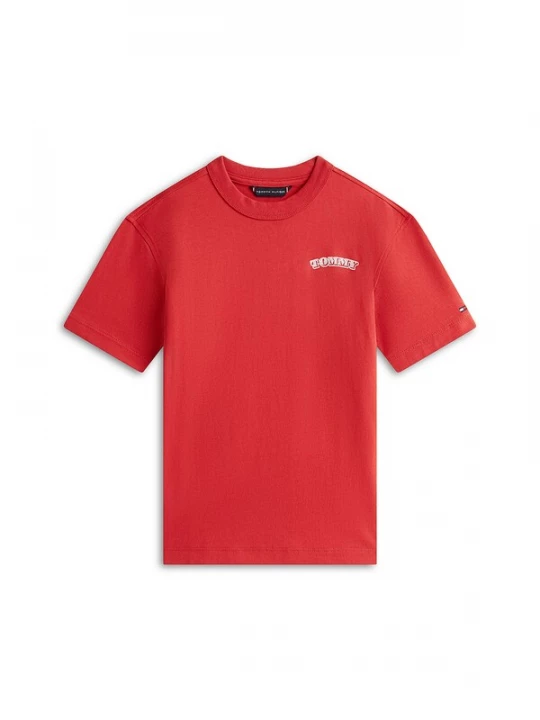 Foto van product TOMMY HILFIGER Shirt rood / wit