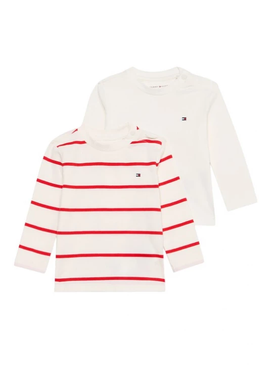 Foto van product TOMMY HILFIGER Shirt rood / wit