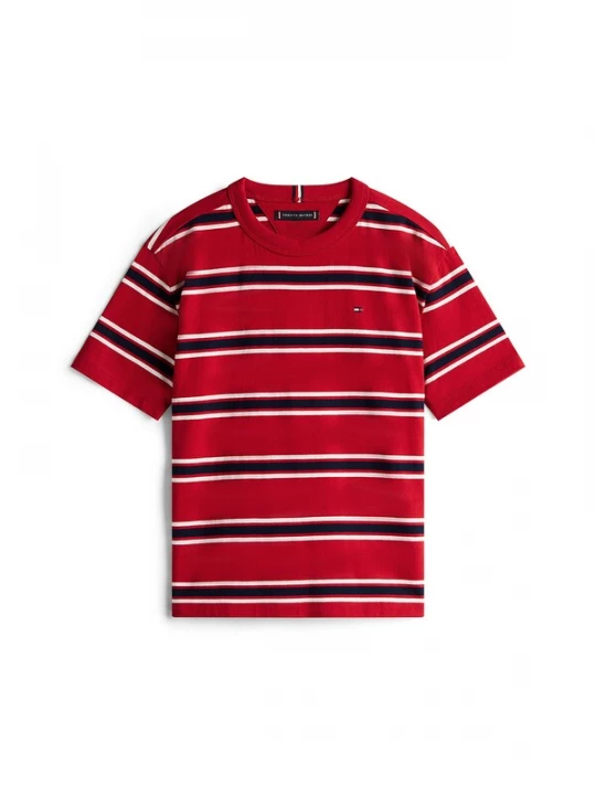 Foto van product TOMMY HILFIGER Shirt rood / zwart / wit