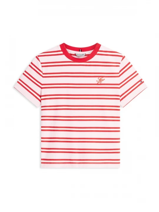 Foto van product TOMMY HILFIGER Shirt rosé / rood / wit