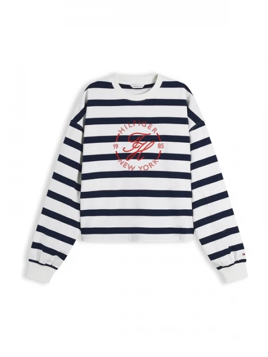Foto van product TOMMY HILFIGER Shirt 'ROUNDAL' donkerblauw / rood / wit
