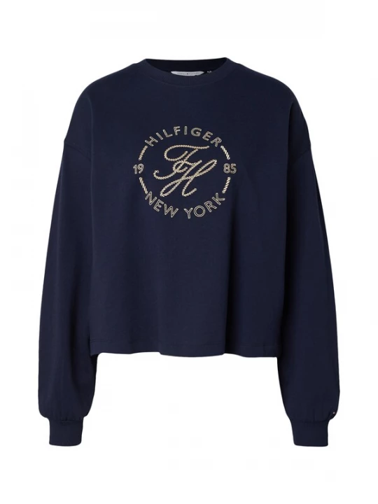 Foto van product TOMMY HILFIGER Shirt 'ROUNDAL' navy / goud