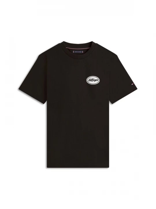 Foto van product TOMMY HILFIGER Shirt 'Service Station' geel / zwart / wit