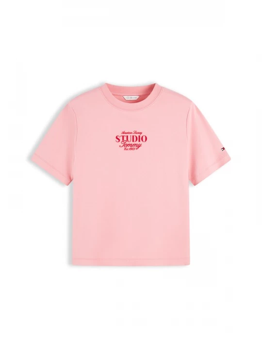 Foto van product TOMMY HILFIGER Shirt 'Studio Tommy' rosa / rood