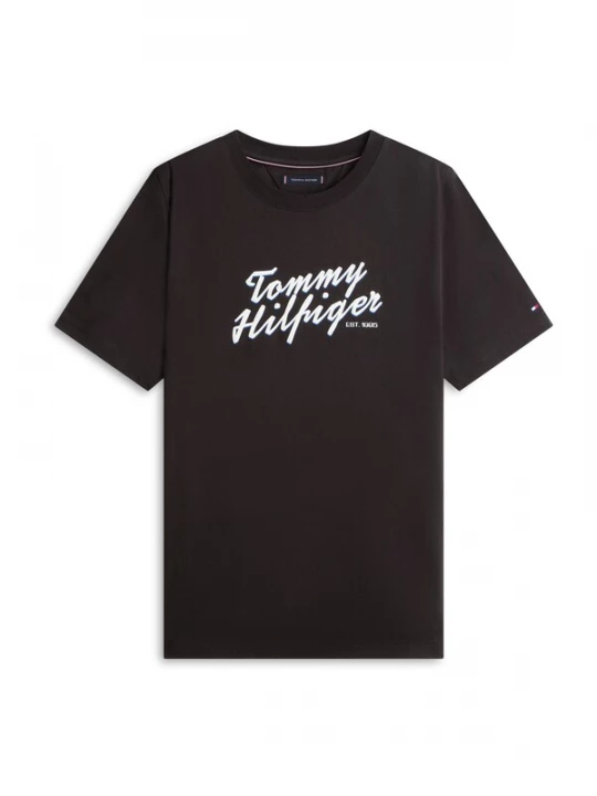Foto van product TOMMY HILFIGER Shirt 'SUMMER' blauw / zwart / wit