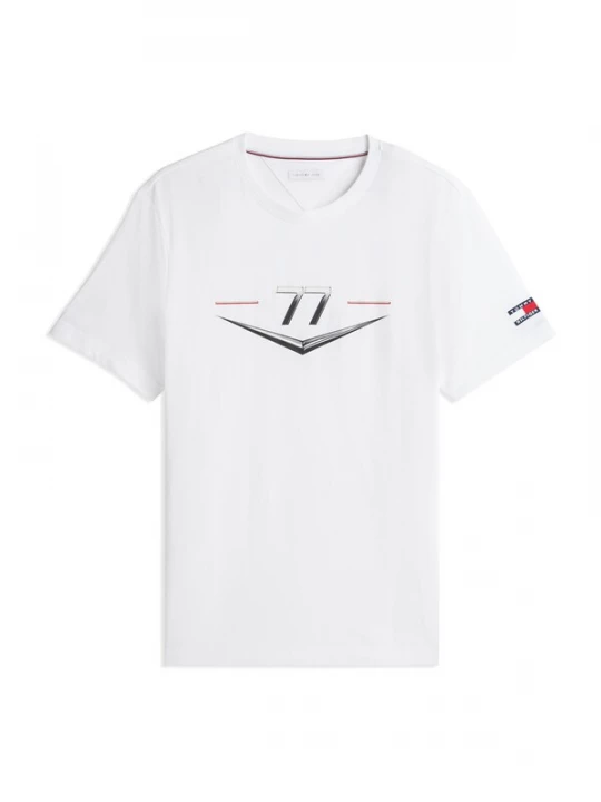 Foto van product TOMMY HILFIGER Shirt 'TH X CF1 DRIVERS CHEVRON' zwart / wit