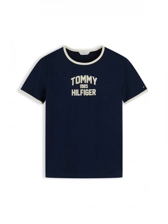 Foto van product TOMMY HILFIGER Shirt 'Varsity' navy / natuurwit