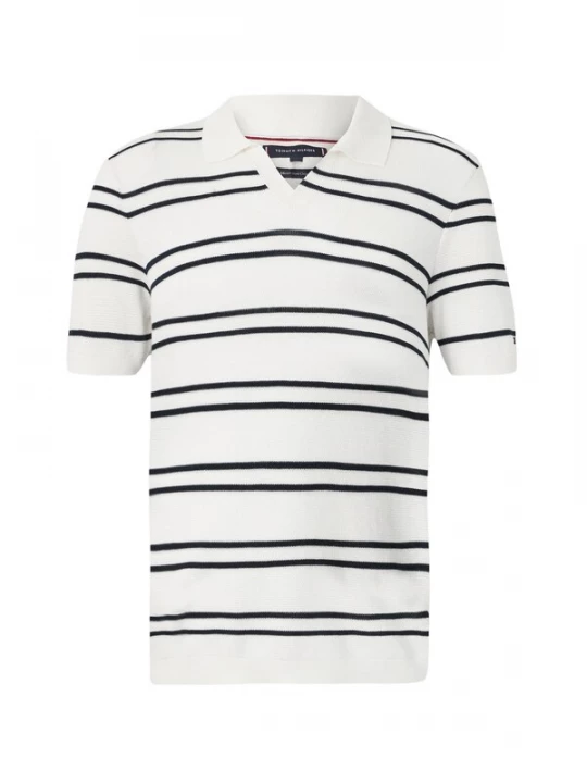 Foto van product TOMMY HILFIGER Shirt zwart / offwhite