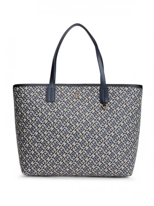 Foto van product TOMMY HILFIGER Shopper beige / navy / lichtblauw