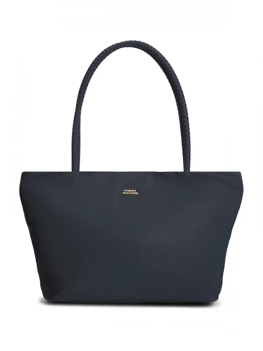 Foto van product TOMMY HILFIGER Shopper 'Braided Handle Hobo Tote' zwart
