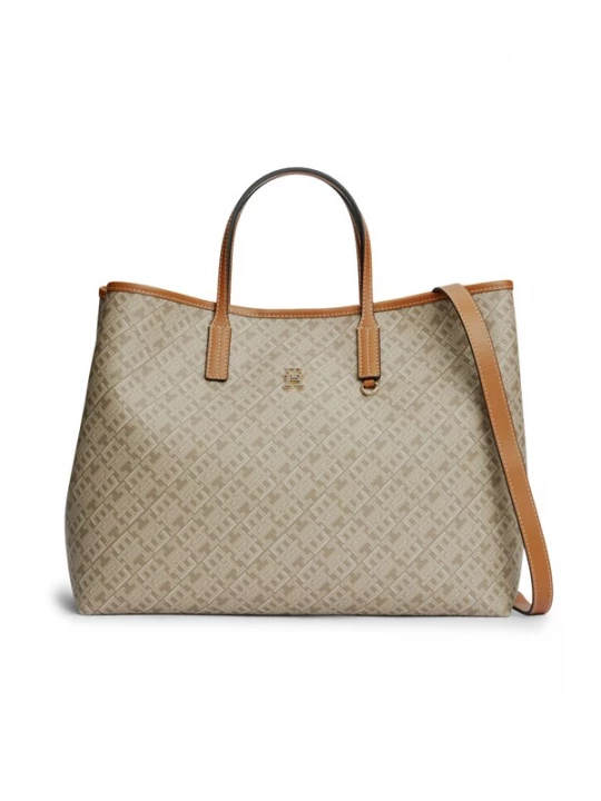 Foto van product TOMMY HILFIGER Shopper cognac / kaki