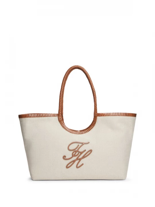 Foto van product TOMMY HILFIGER Shopper lichtbeige / cognac