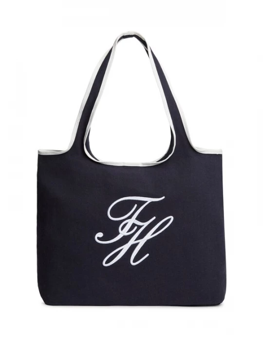 Foto van product TOMMY HILFIGER Shopper navy / wit