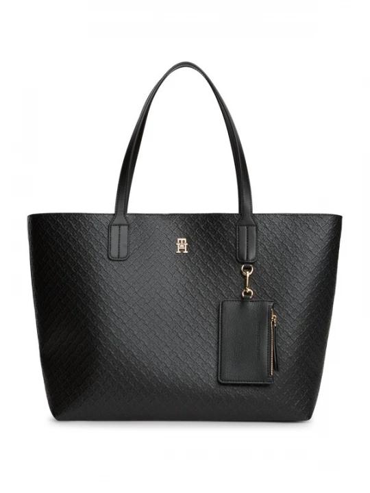 Foto van product TOMMY HILFIGER Shopper 'TOTE MONO' zwart
