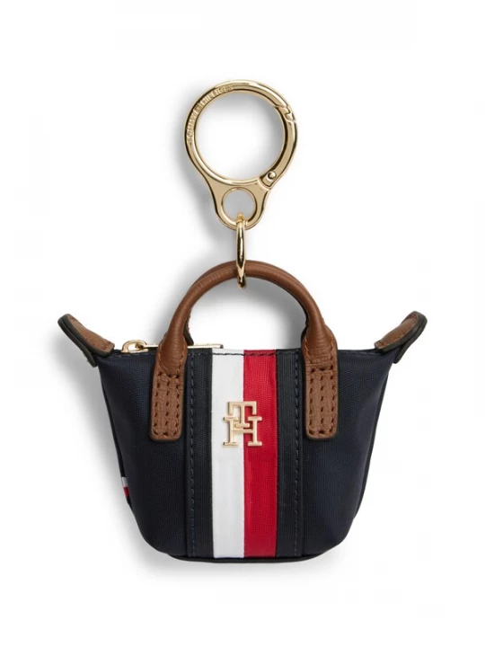 Foto van product TOMMY HILFIGER Sleutelhanger 'POPETTE' navy / bruin / knalrood / wit