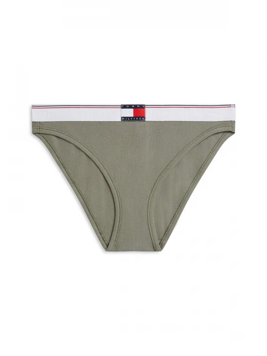 Foto van product TOMMY HILFIGER Slip olijfgroen / wit